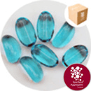 Glass Stones - Turquoise Blue